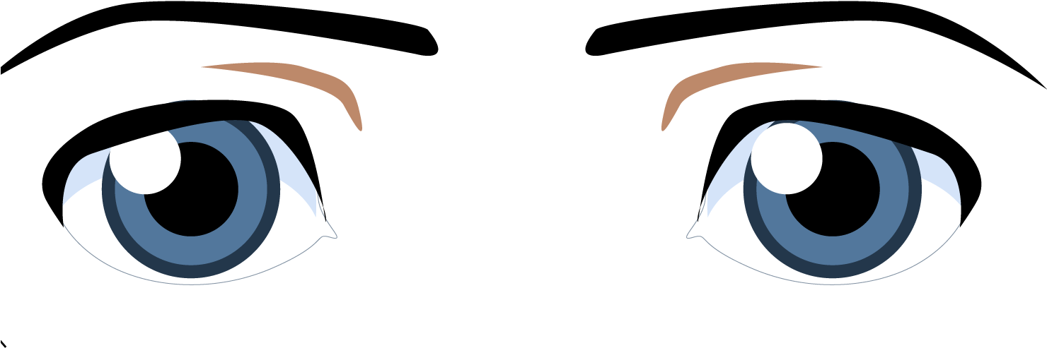 Burro De Los Ojos De Dibujos Animados - Donkey Eye Clip Art (1500x1500)