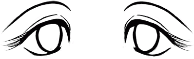 Dibujar - Anime Eyes Transparent (480x480)