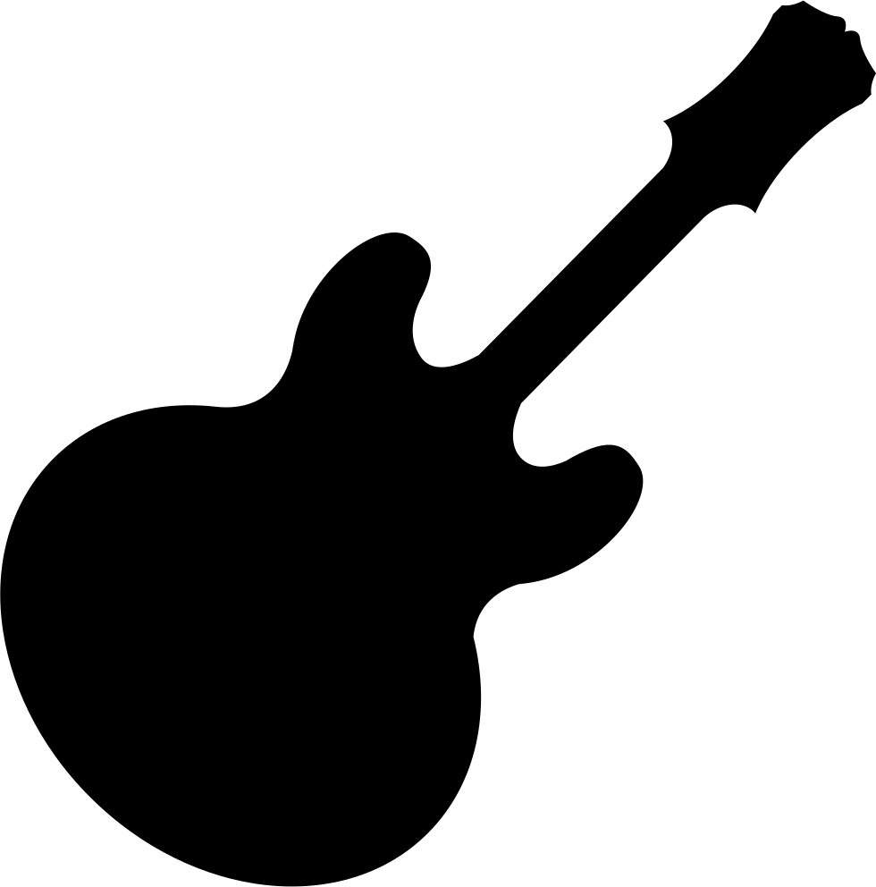 Acoustic Guitar Clipart Svg - Guitarra Icono Png (980x992)