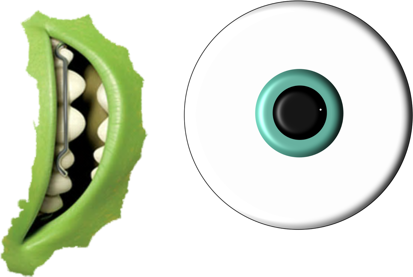 Dibujos De Un Ojo De Monster Inc - Ojo Monster Inc (1600x1237)