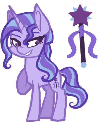 Starlight Glimmer/trixie Adoptable By Marshmall0wface - Cartoon (387x452)
