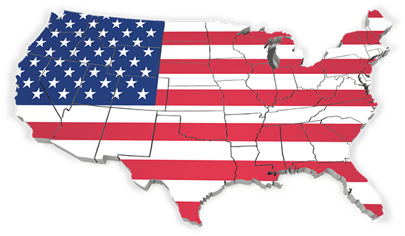 Email Request - United States Outline Flag (600x371)
