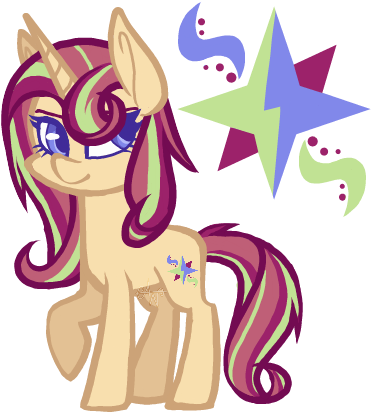 Starlight Glimmer/sunset Shimmer Adoptable By Marshmall0wface - Cartoon (387x452)
