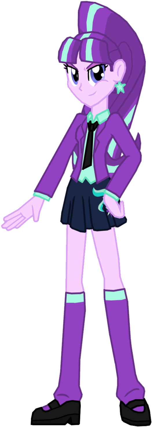 Starlight Glimmer Eg By Ferrokiva Starlight Glimmer - Starlight Glimmer At Crystal Prep (654x1528)