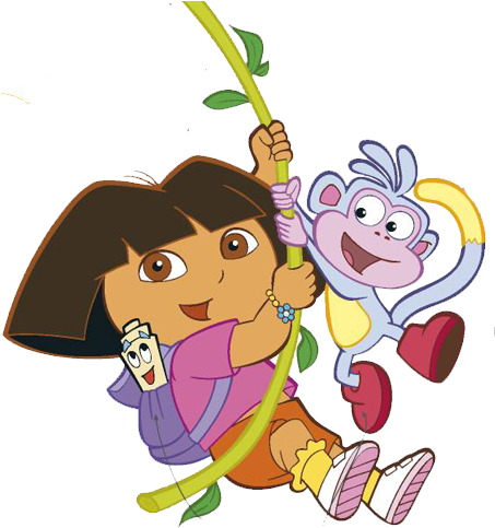 Dora5 - Dora The Explorer Cartoon Characters (452x491)