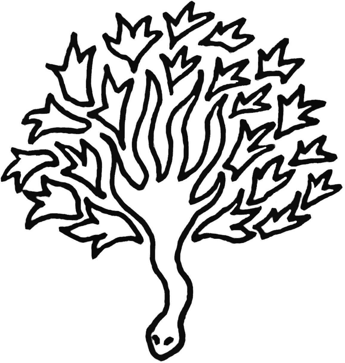 Scp Foundation Snakes Hand Keter Bird - Arvore Silhueta Png (1155x1216)