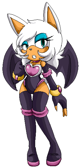 Rouge The Bat - Rouge The Bat Outfits (500x600)
