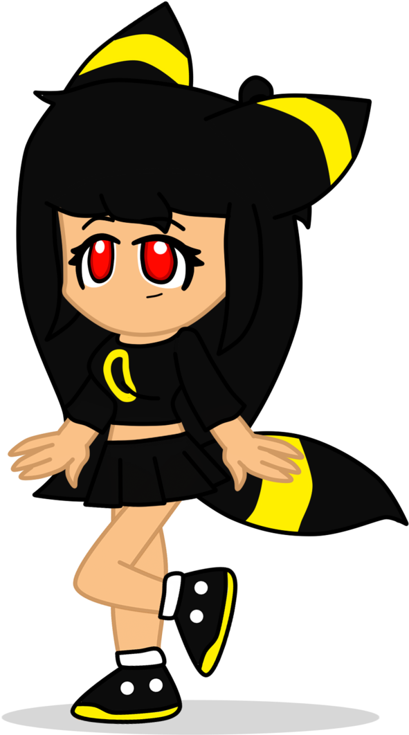 Human Umbreon By Implosion-explosion - Cartoon (1024x1092)