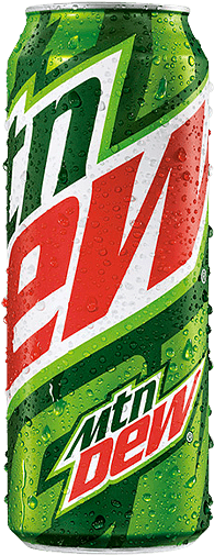 Mountain Dew Clipart 16 Oz - Mountain Dew White Out (390x590)