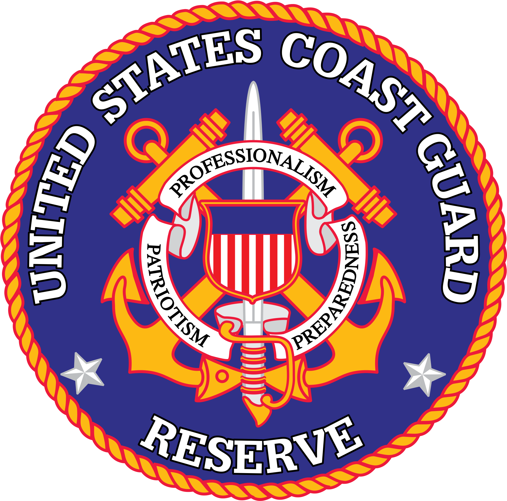 Collection Of Fire Department Logo Vector - United States Coast Guard (2000x2000)