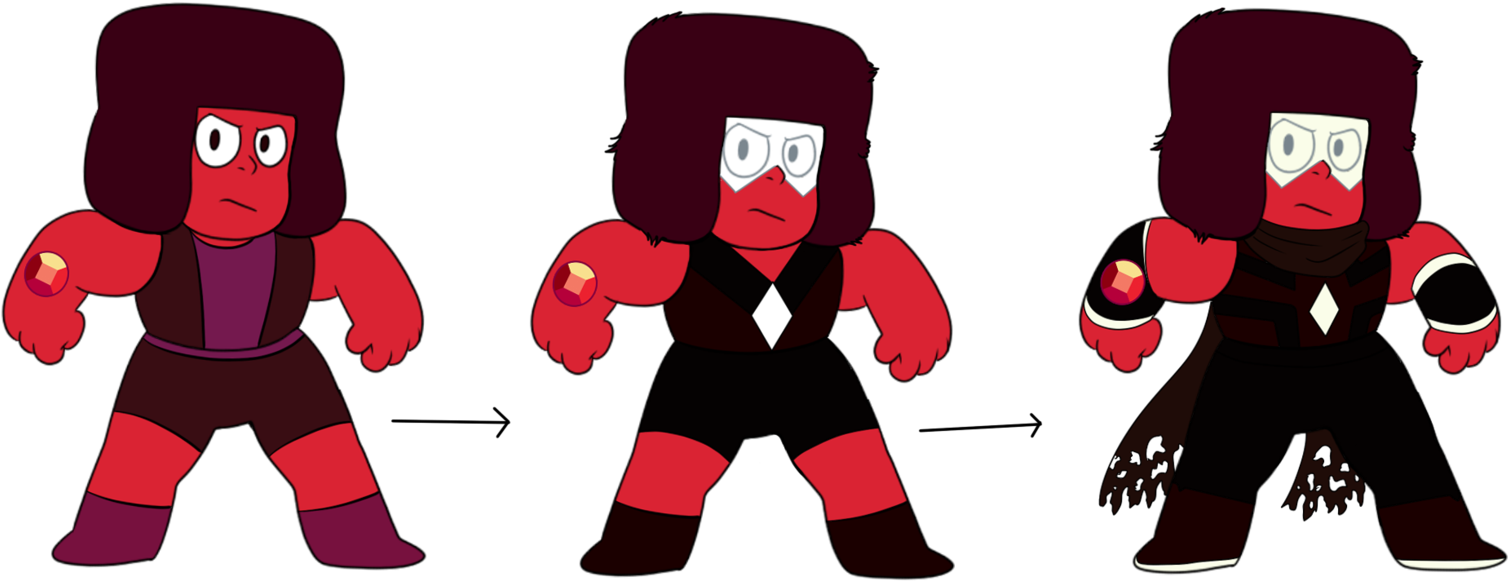 Regeneration Phases Ruber By Rubyart15 Regeneration - Steven Universe Ruber (1600x646)
