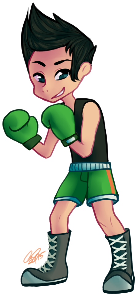Little Mac'aroni By Noewhit - Boxing (563x1020)