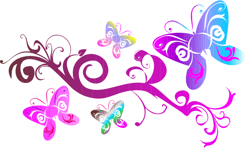 Butterflies Pattern Iphone 6 Plus Slim Phone Case (800x486)