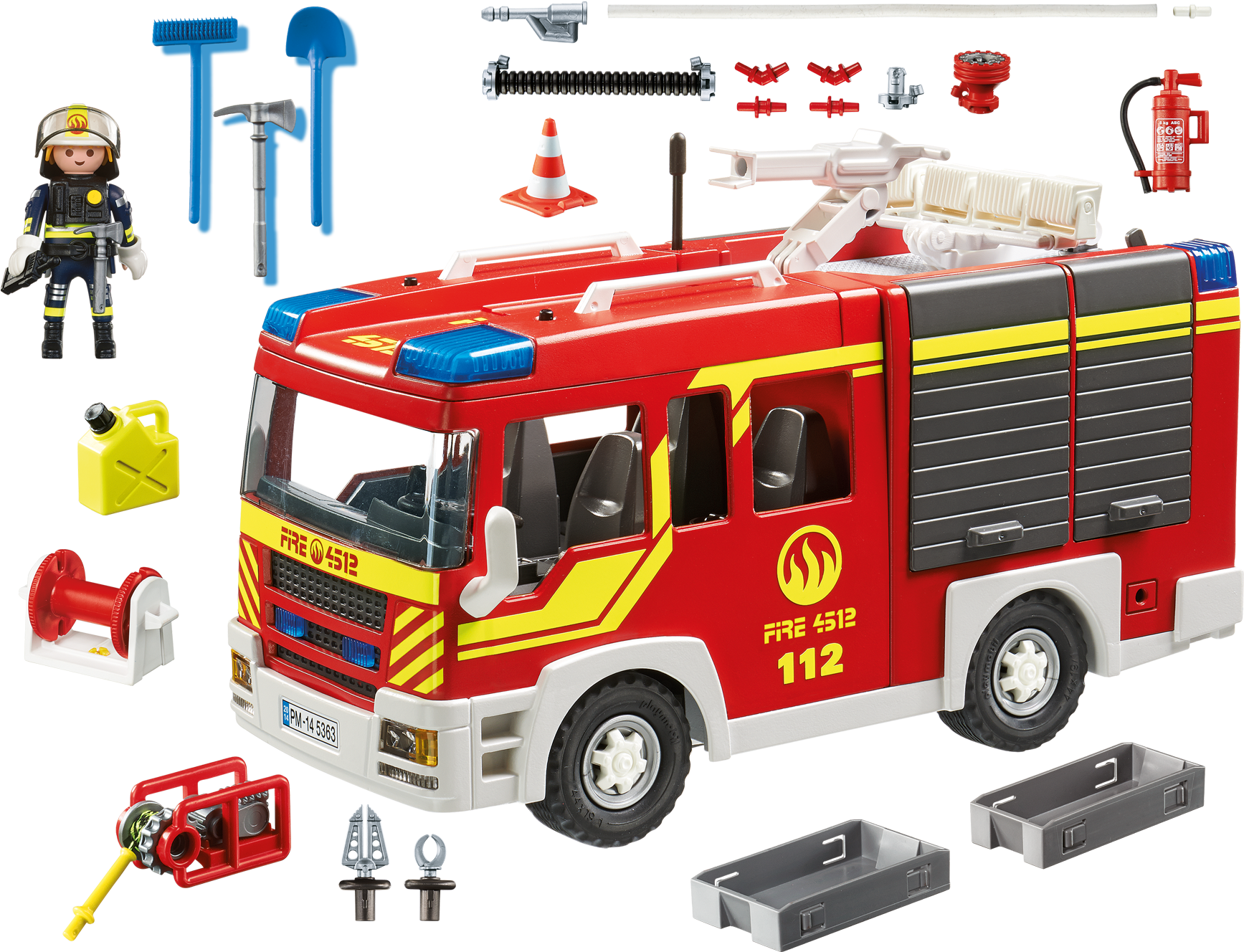 Http - //media - Playmobil - Com/i/playmobil/5363 Product - Playmobil Fire Engine With Lights And Sound 5363 (2000x1400)