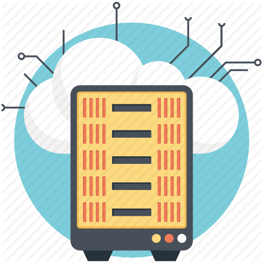 Cloud Server Clipart Backup - Cloud Computing (512x512)