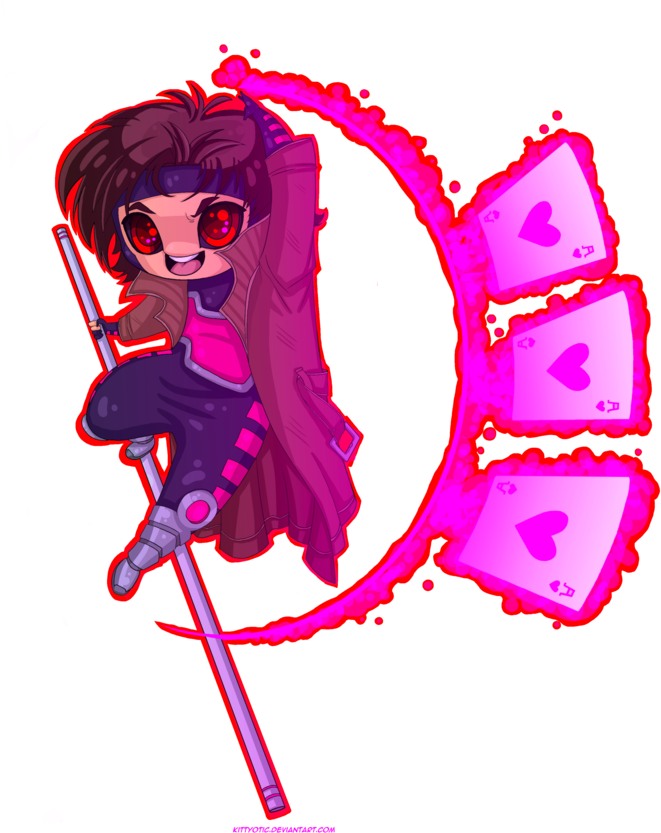 Don't Be Go Messin Wit Da Gambit By Kittyotic On Deviantart - Illustration (900x900)