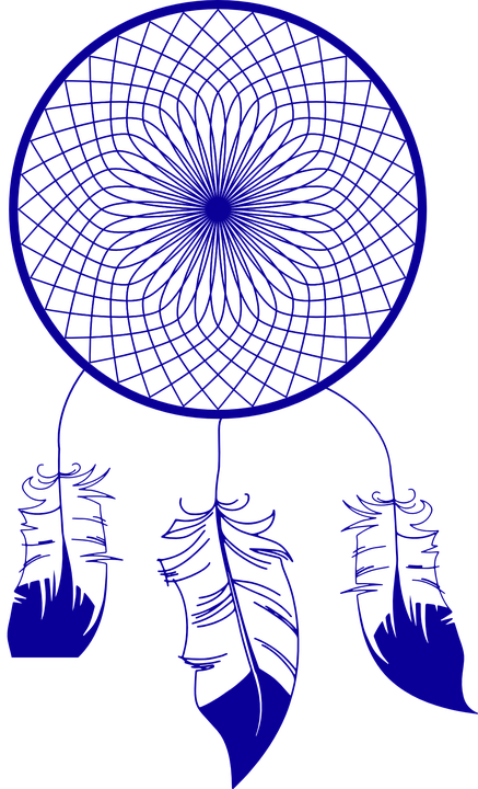 Dreamcatcher Clipart Transparent - Native American Dream Catcher Png (437x720)
