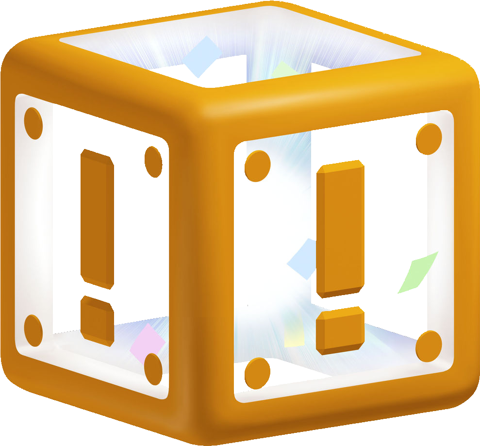 Mario Clipart Mystery Box - Mystery Box Mario Png (1280x1280)