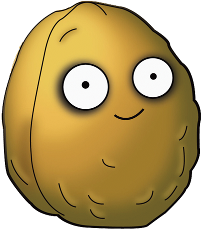 Baked Potato Cartoon - Plant Vs Zombies Cartoon (500x500)