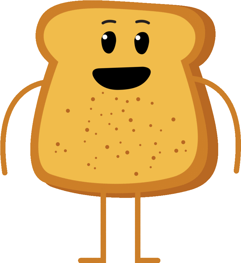 Bread And Toats Animated Gifs - Cheese On Toast Cartoon.
