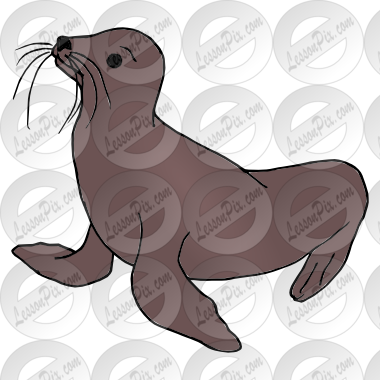 Sea Lion Clipart Seal Animal - California Sea Lion (380x380)
