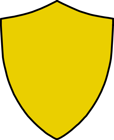 How To Set Use Worker Shield Icon Png - Blue And Yellow Shield (486x599)