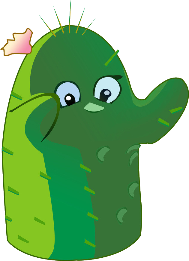 Cartoon Cactaceae Illustration - Cartoon (1190x1197)