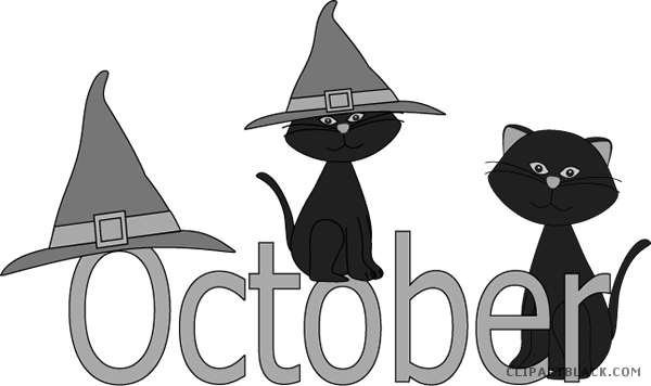 Black Cat Animal Free Black White Clipart Images Clipartblack - Black Cat (600x356)