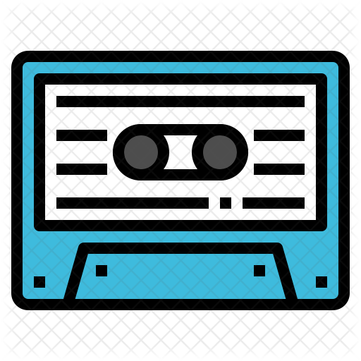 Cassette Tape Icon - Compact Cassette (512x512)