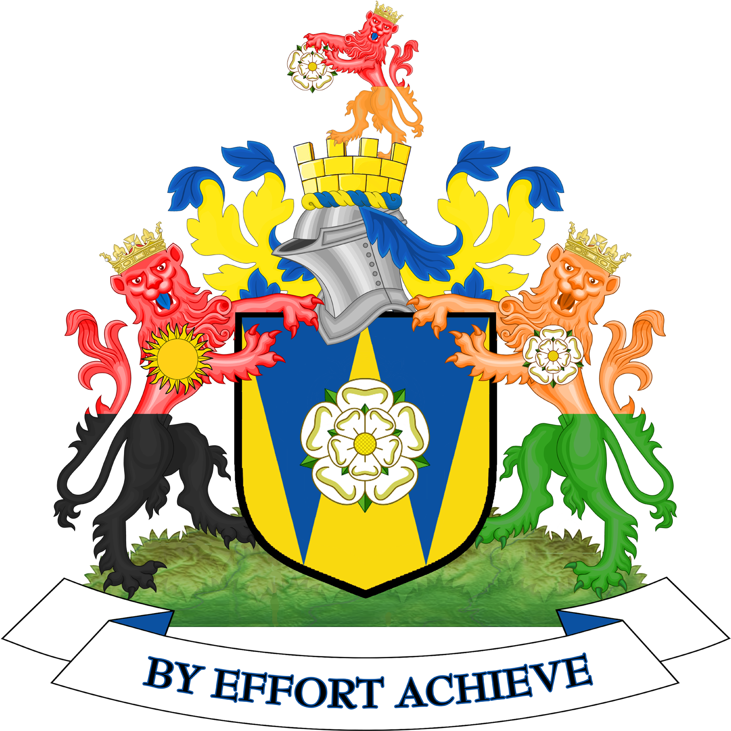 Yorkshire Coat Of Arms (1500x1526)