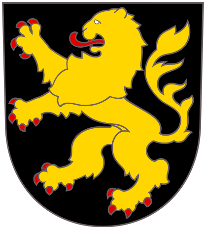 Coat Of Arms Of The Duke Of Brabant - Coat Of Arms Lion (414x462)