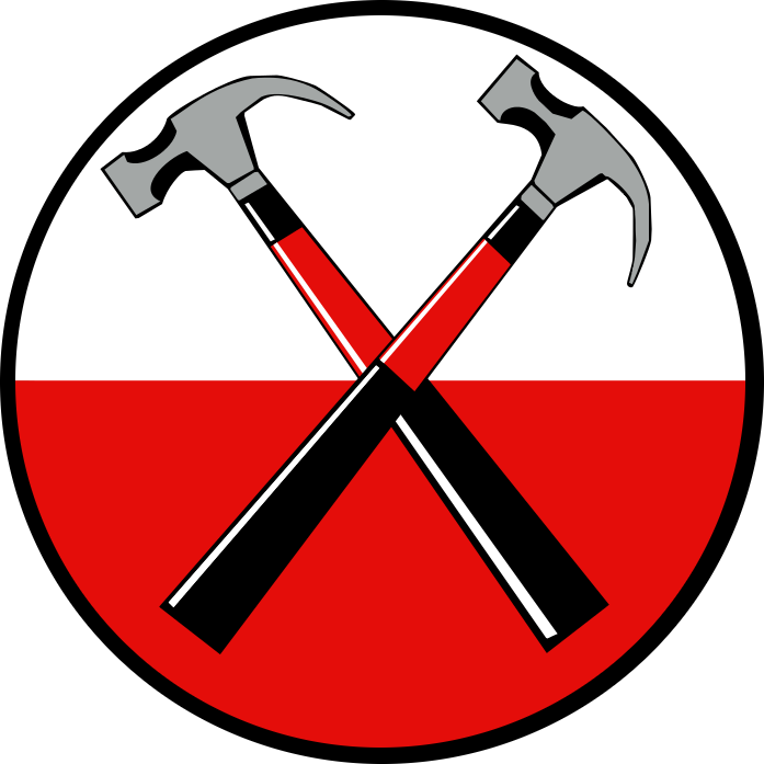 Pink Floyd Clipart Marching - Pink Floyd The Wall Hammer (697x697)