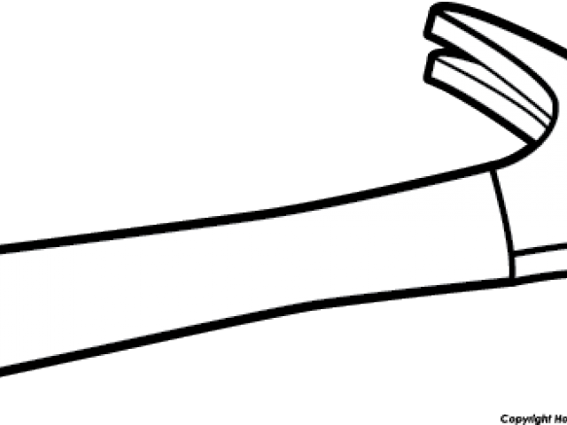 Hammer Clipart Drawing - Black And White Clip Art Hammer (640x480)