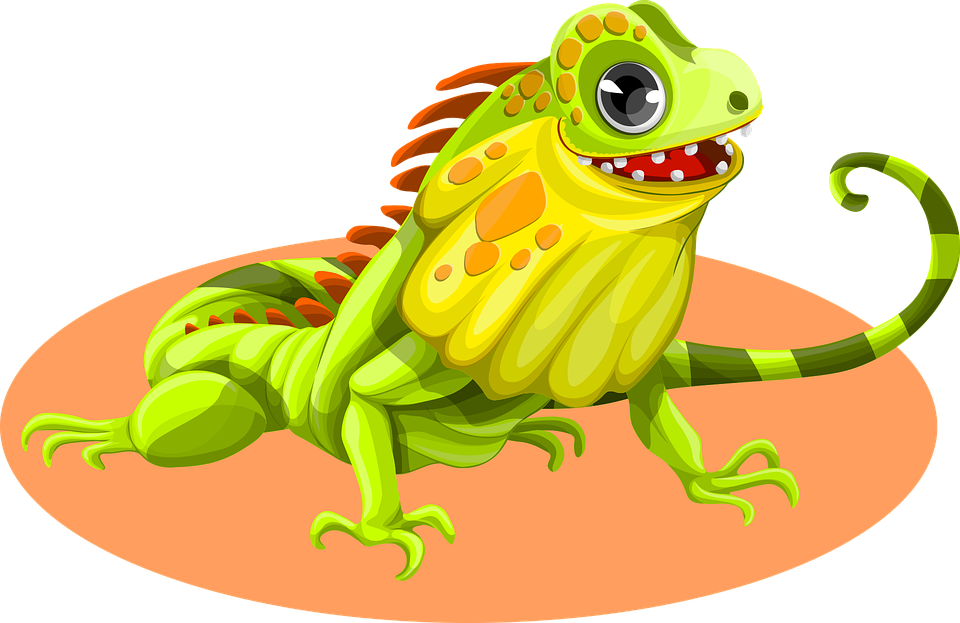Komodo Dragon Clipart 29, Buy Clip Art - Iguana Png (960x623)
