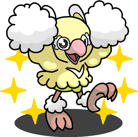 Shiny Oricorio Pom-pom Chocobo By Shawarmachine - Shiny Oricorio Pom Pom (700x700)