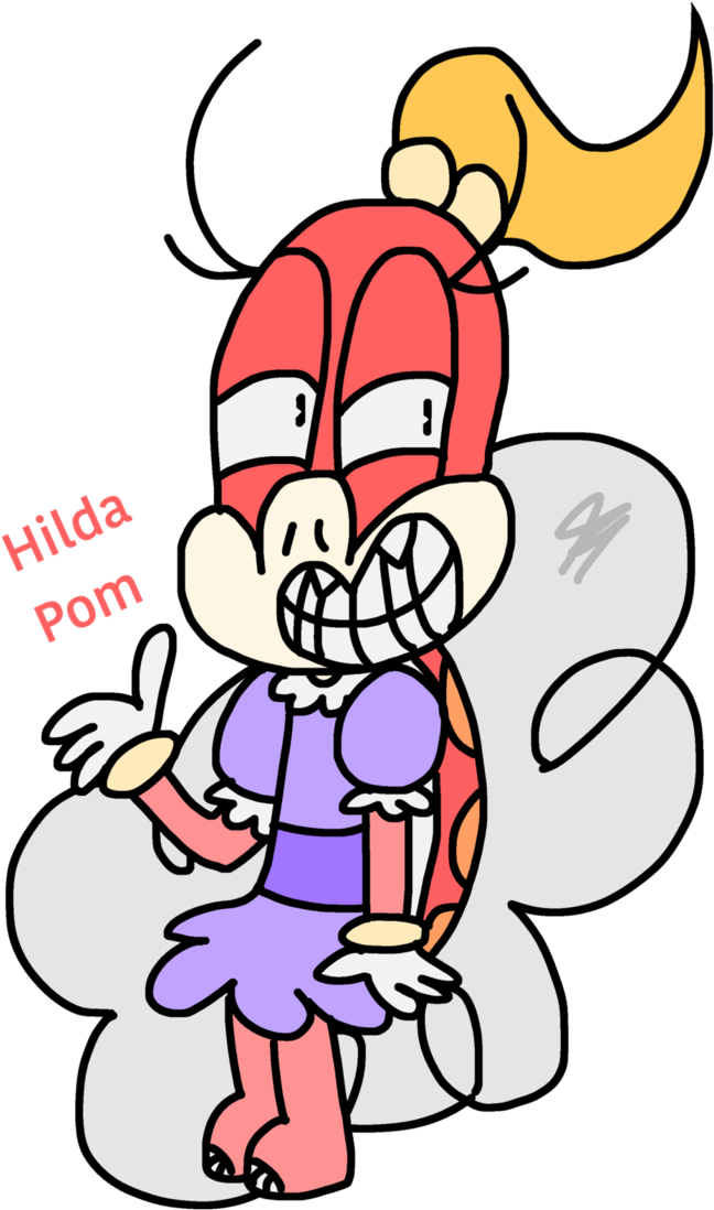 Hilda Pom By Nothing But Luds - Cartoon (713x1121)