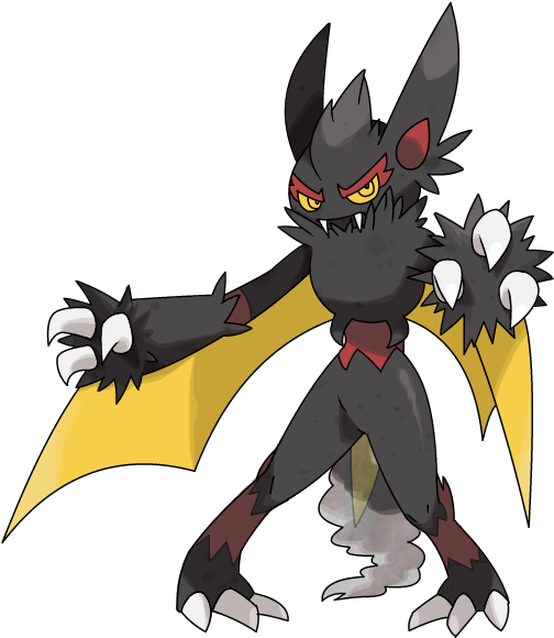 Fantastic Fakemon Amazing Fire Starter - New Pokemon Bat (534x588)
