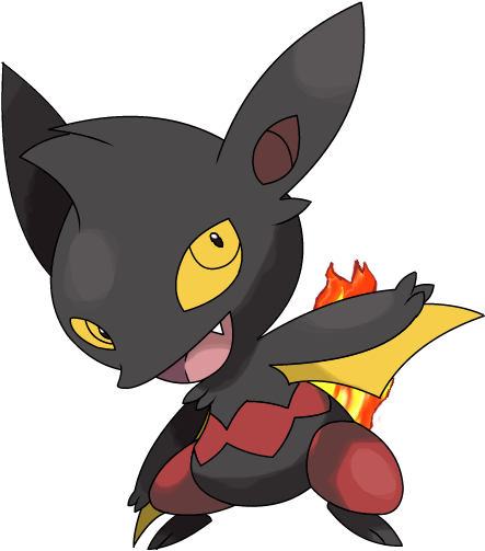 Fantastic Fakemon Amazing Fire Starter - Fire Bat Pokemon (512x512)