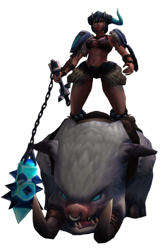 Present - Young - League Of Legends Sejuani Png (612x882)