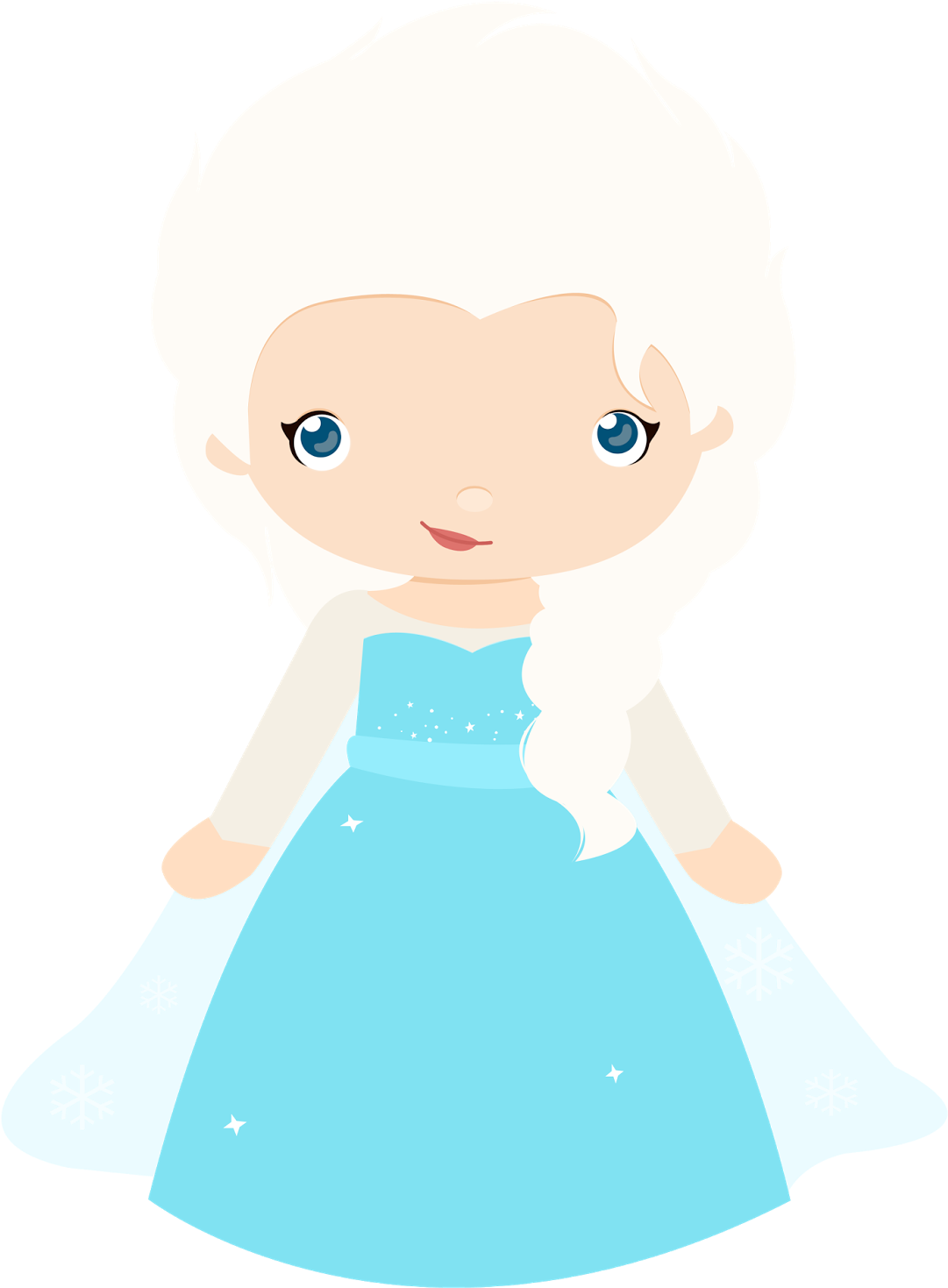 Frozen Babies Clipart - Elsa Frozen Cute Png (1256x1600)