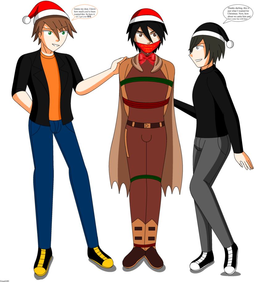 A Very Villainous Christmas Gift By Ming-gid - Cartoon (851x938)