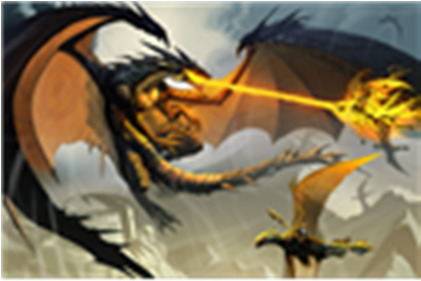 Fire Breathing Black Dragon - Western Dragon Vs Eastern Dragon (420x420)