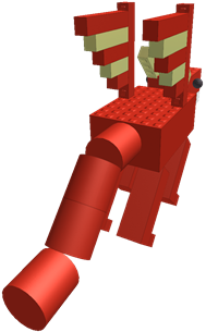 Red Fire Breathing Dragon - Assault Rifle (420x420)