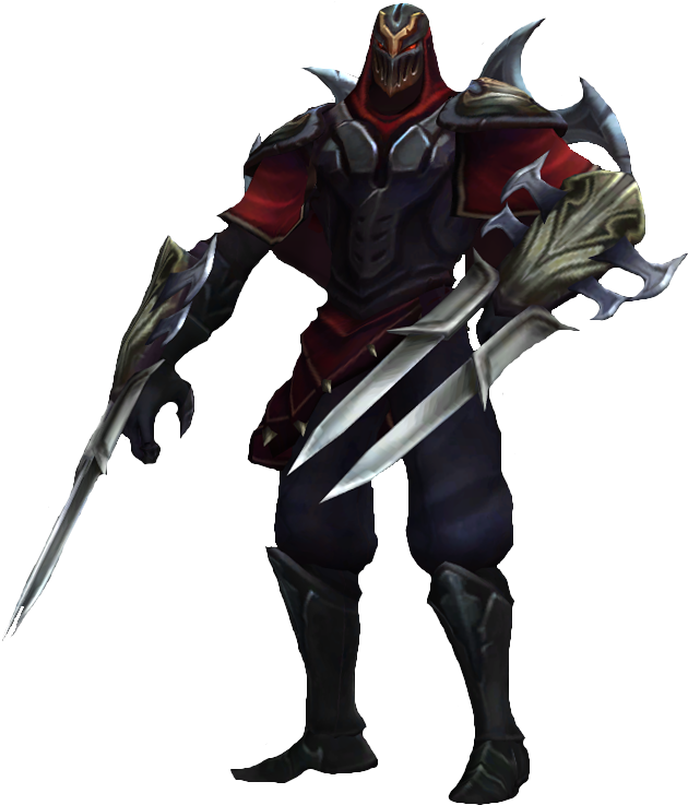 Zed - League Of Legends Zed Png (674x796)