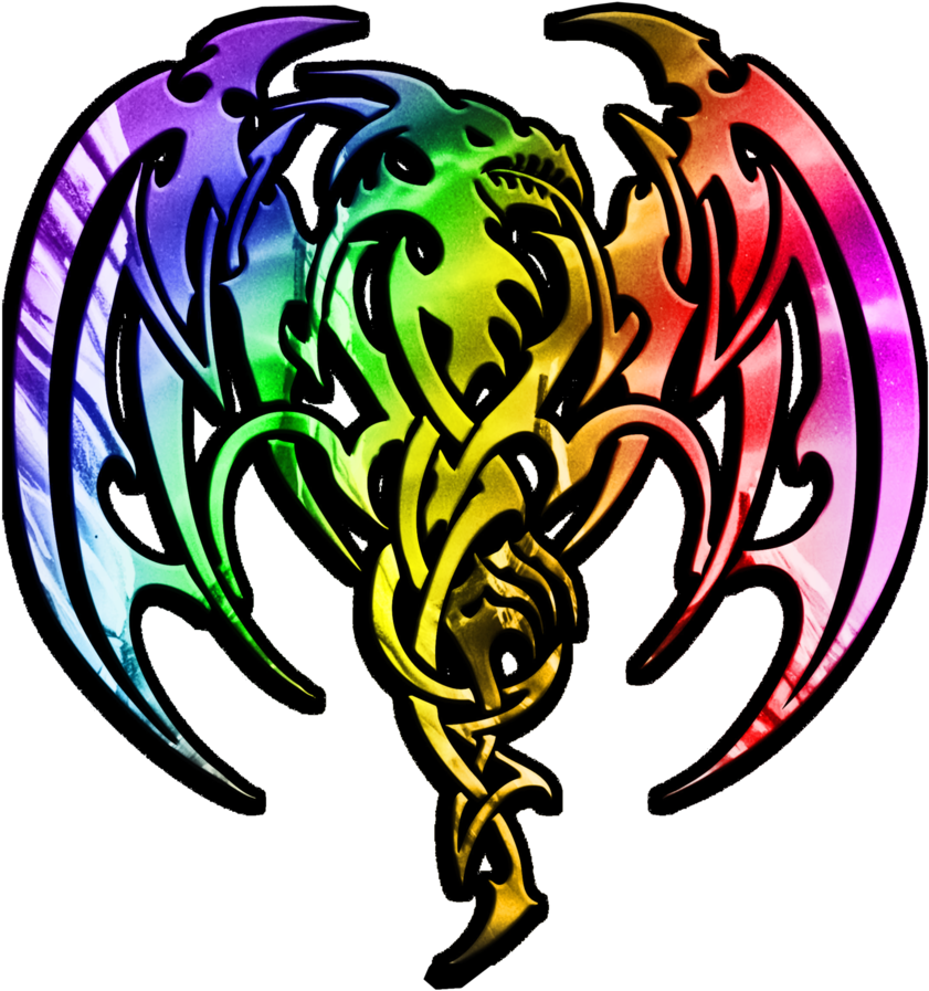 Gay Dragons Symbol By Gay-dragons - Illustration (876x913)