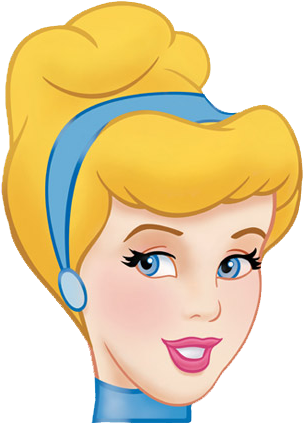 Head Clipart Cinderella - Face Of Cinderella (315x439)
