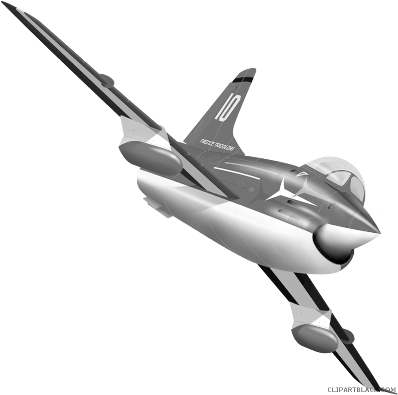 Military Aircraft Transportation Free Black White Clipart - Clip Art (800x793)