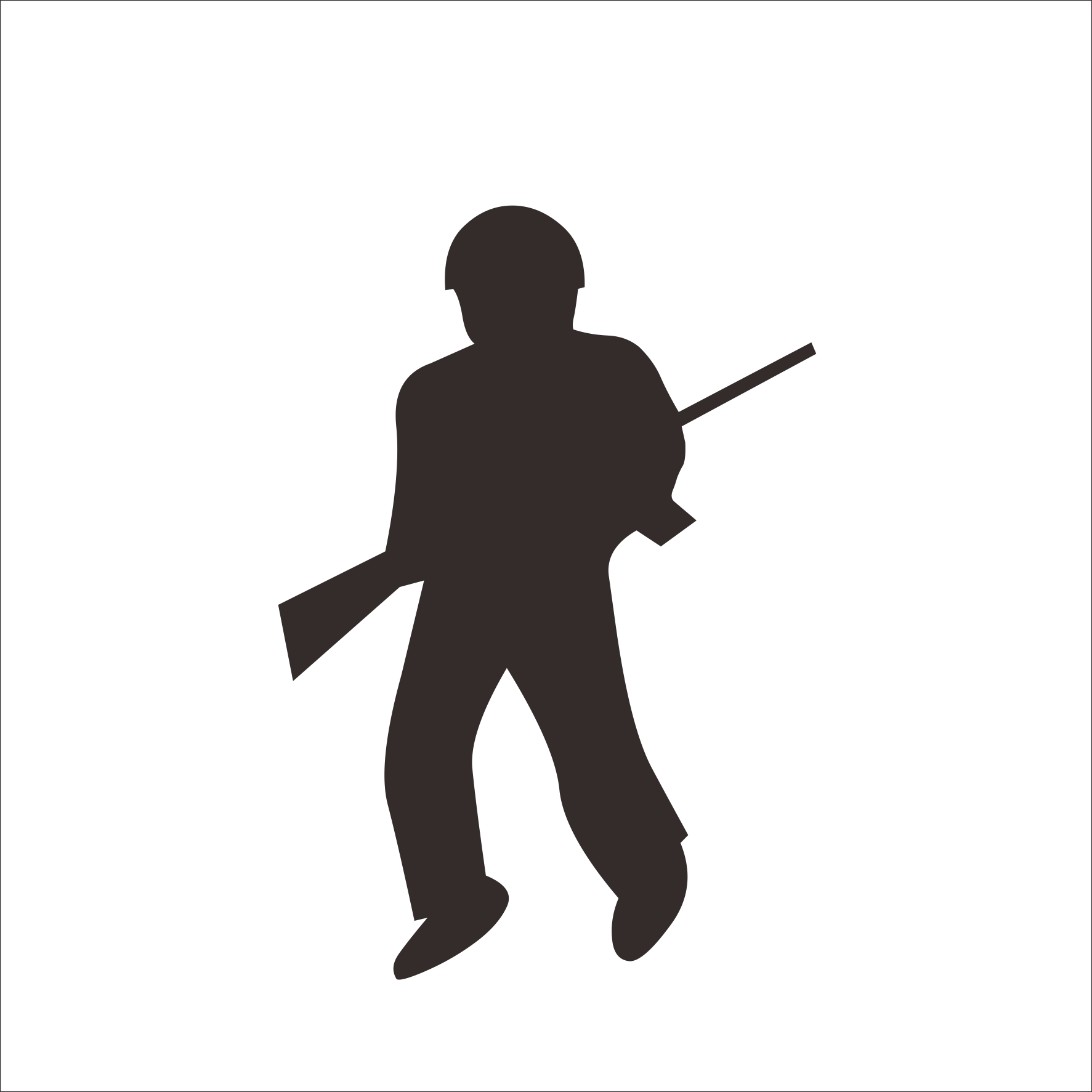 Soldier Military Clip Art - Silhouette (1773x1773)
