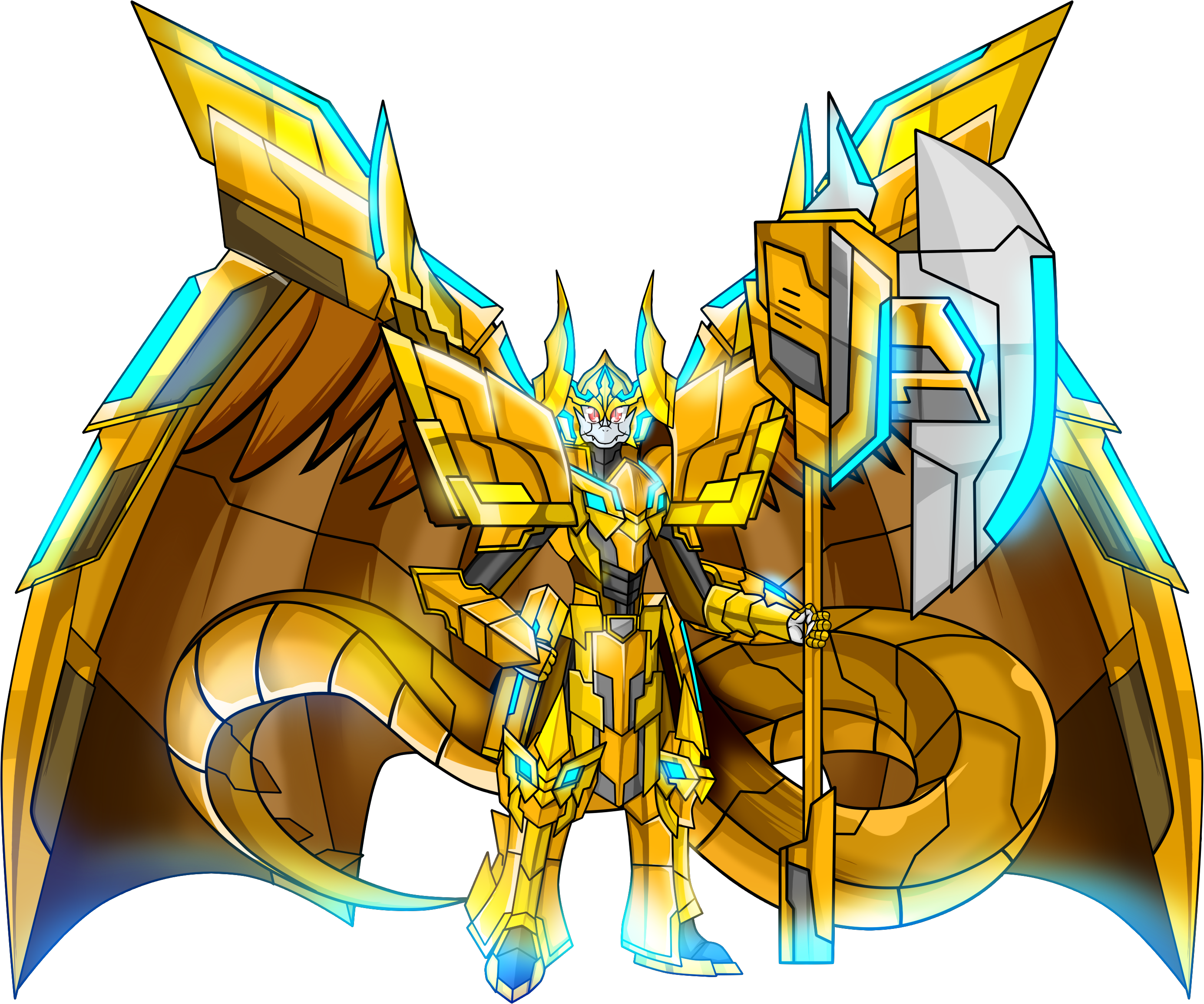 Digimon World 4 Agumon Veemon - Full Color Transformer Lizard Sticker, Transformer (2772x2313)