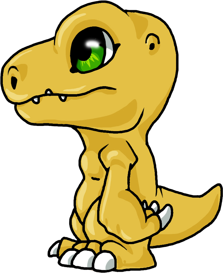 Agumon By Natsuakai Agumon By Natsuakai - Agumon Chibi (1000x1000)